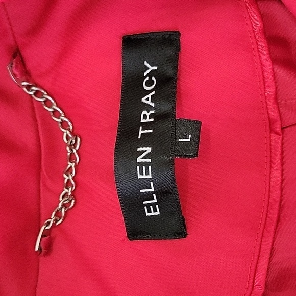 Ellen Tracy Red Jacket - L - Picture 9 of 9